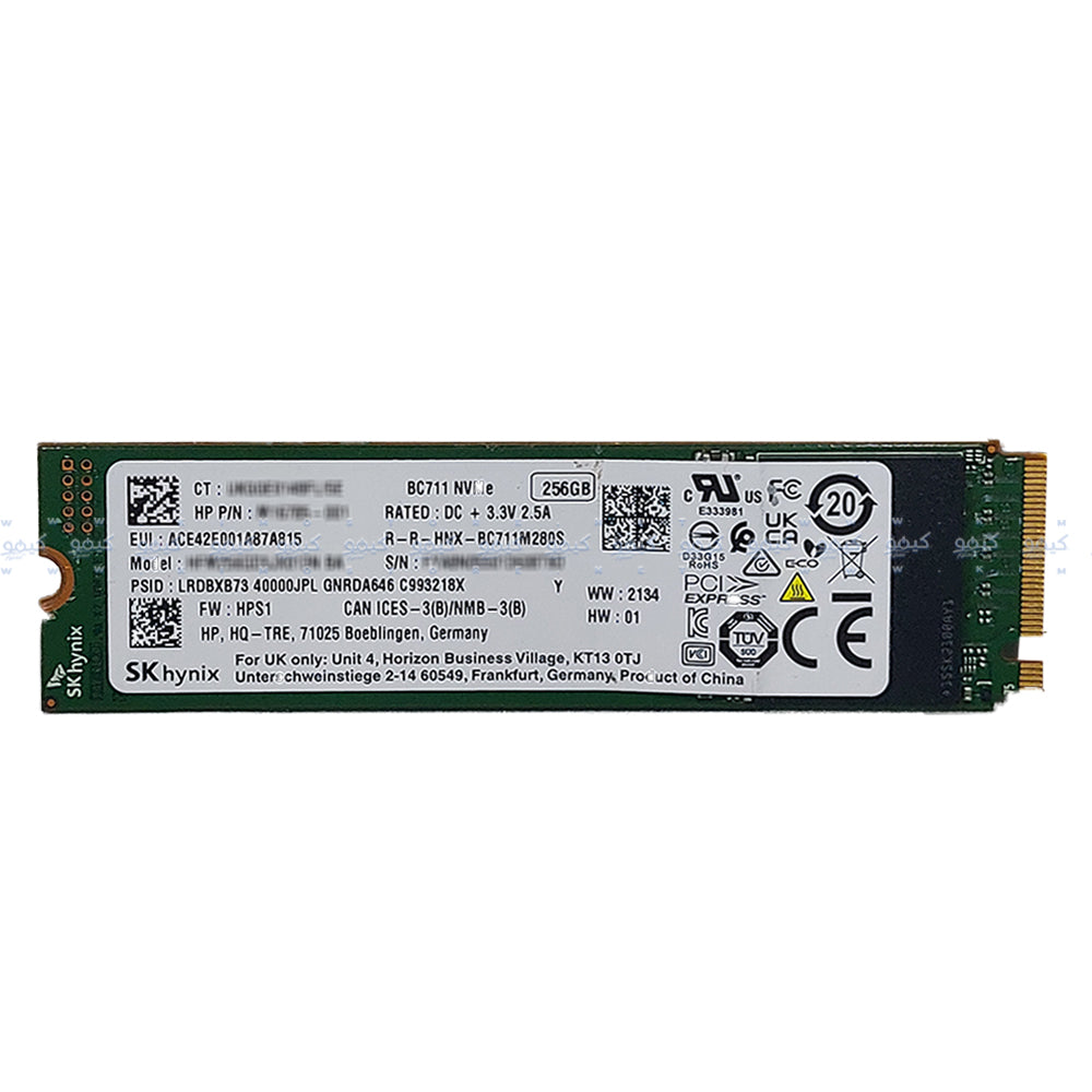 هارد درايف اس كيه هاينكس 256 جيجابايت M.2 SSD NVMe PCIe BC501/BC711 (استعمال خارج)