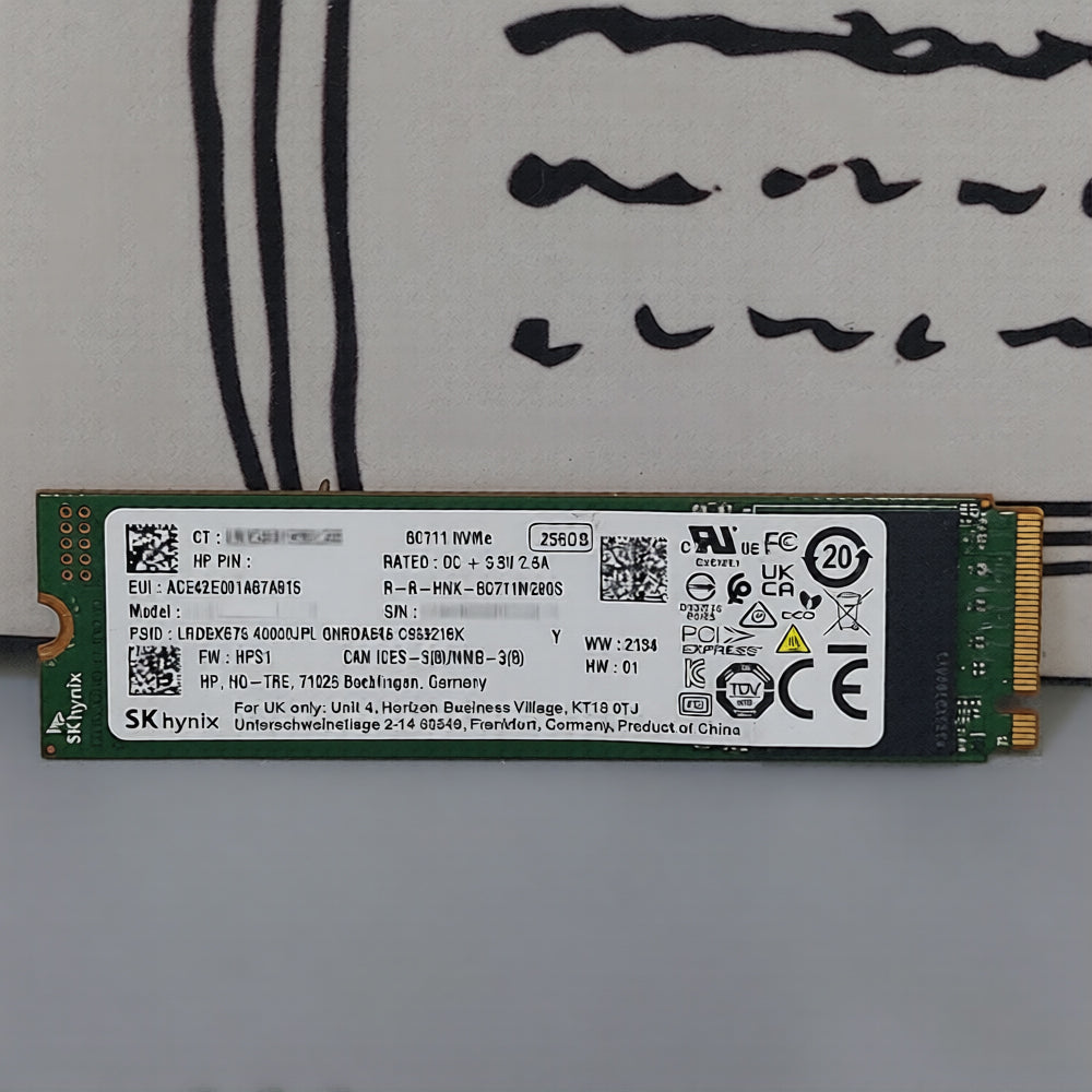 هارد درايف اس كيه هاينكس 256 جيجابايت M.2 SSD NVMe PCIe BC501/BC711 (استعمال خارج)