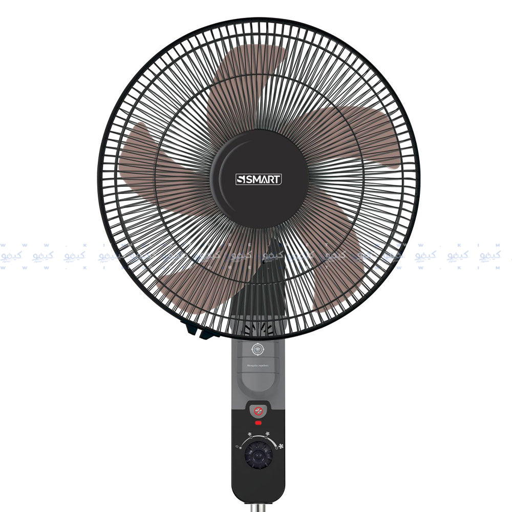S Smart Stand Fan SSF1804 With Anti-Mosquito 18 Inch - Black