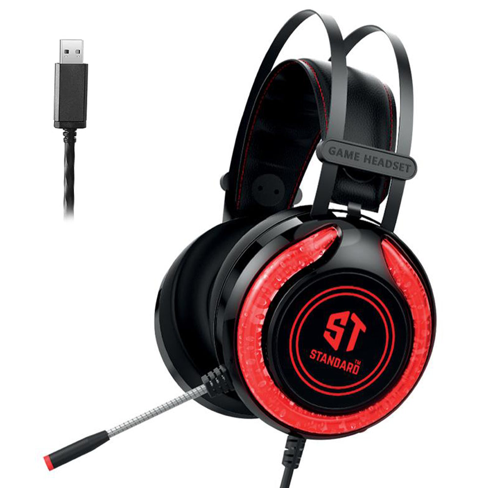 سماعة رأس اس تي ستاندرد ستيريو رينبو جيمنج 7.1 صوت محيطي GM-06