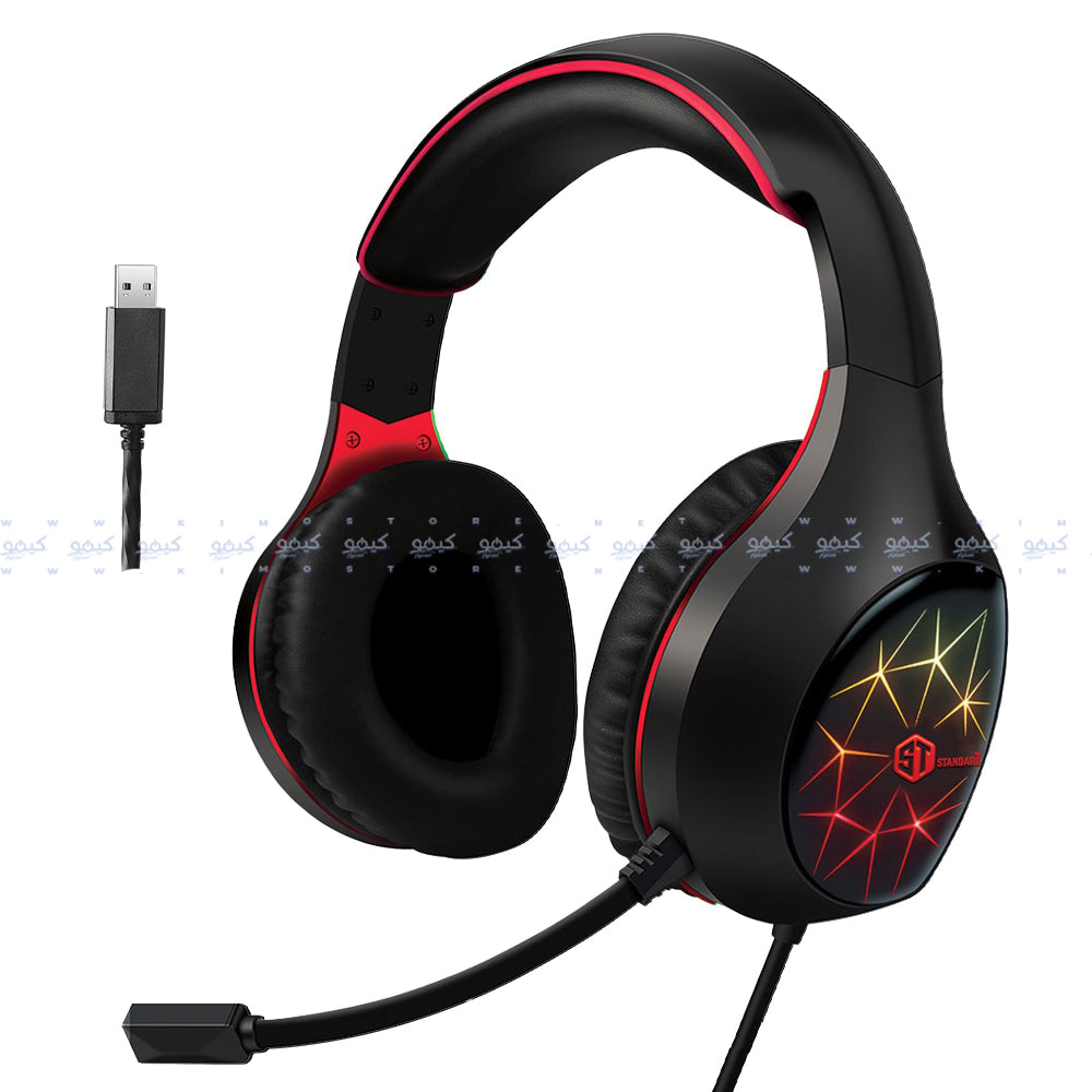 ST-Standard GM-2100LR Stereo Rainbow Gaming Headset