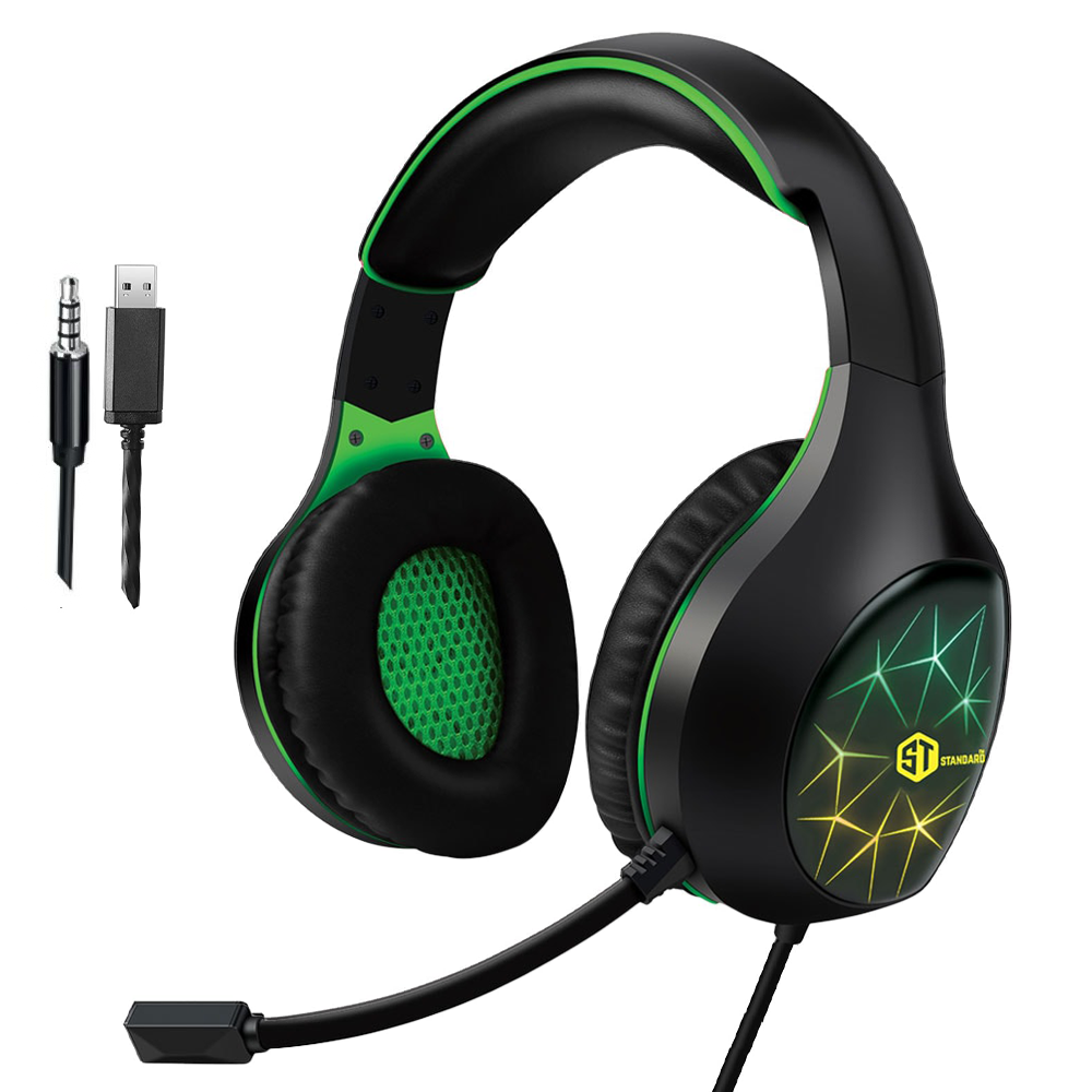 ST-Standard GM-3501LG Stereo Rainbow Gaming Headset