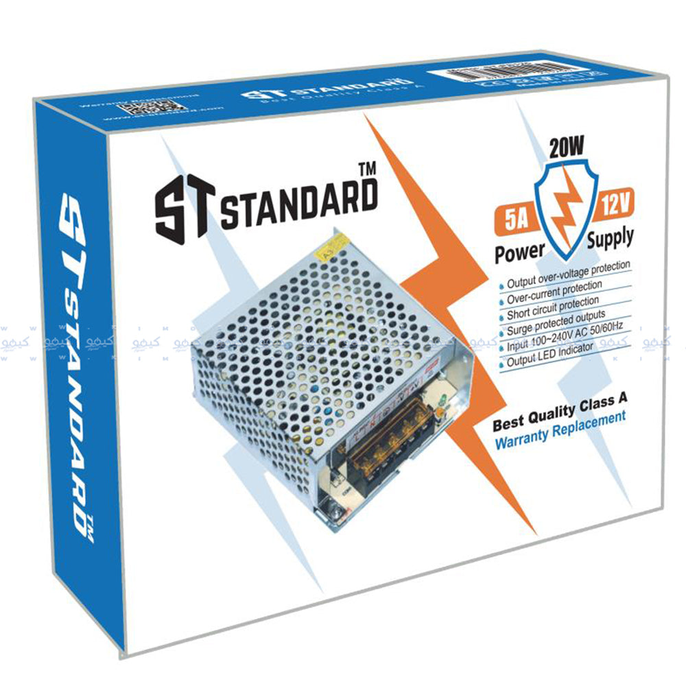 ST-Standard ST-PS125 Camera Power Supply 12V 5A