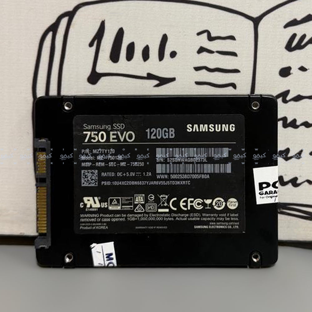 Samsung 750 EVO 120GB SATA 2.5 Inch Internal SSD (Original Used)