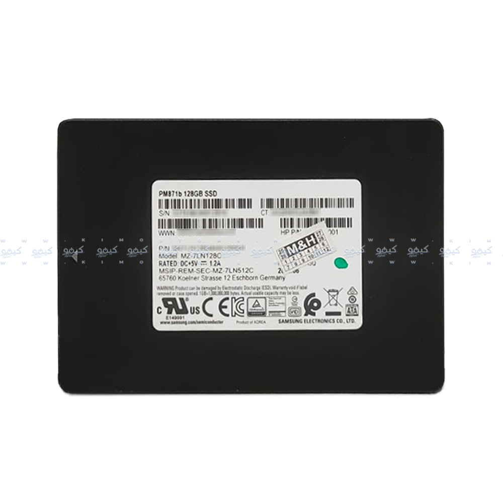 هارد درايف سامسونج 128 جيجابايت ساتا 2.5 بوصة داخلي SSD PM871 (استعمال خارج)