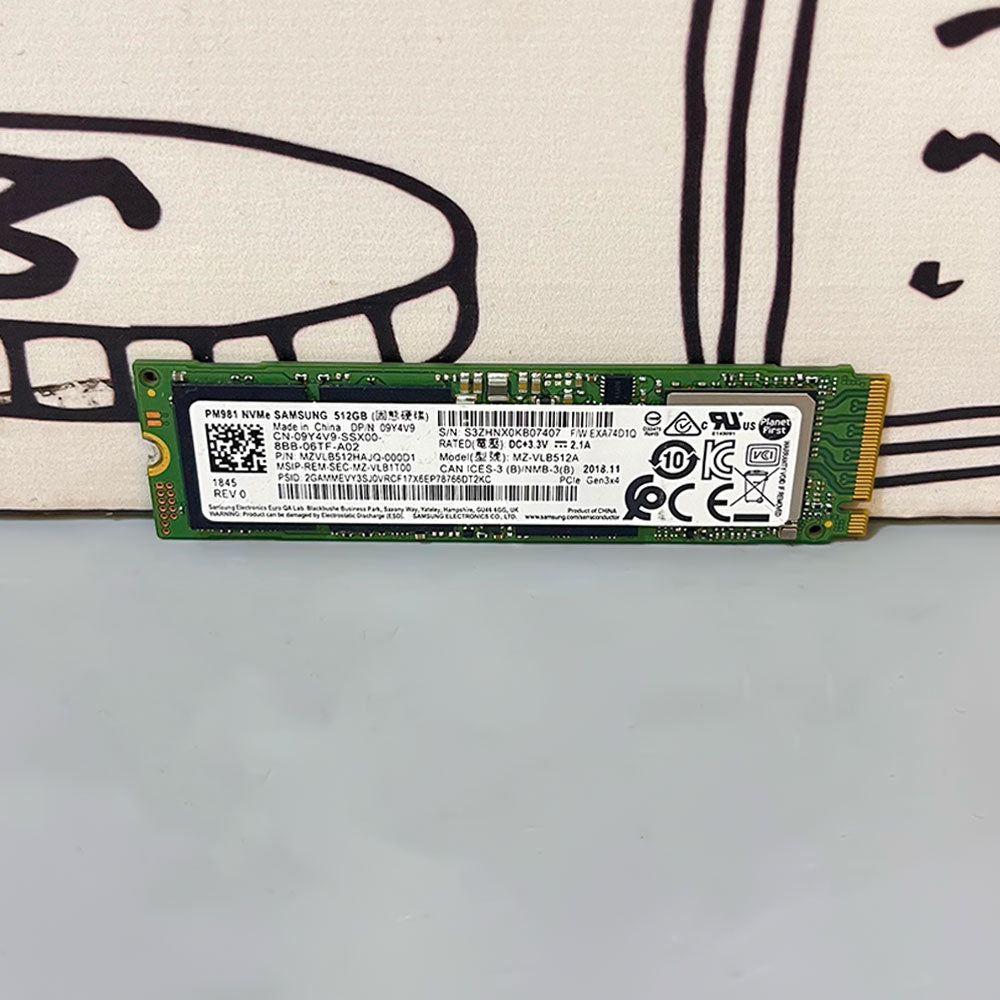 Samsung 512GB NVMe PCIe M.2 2280 SSD