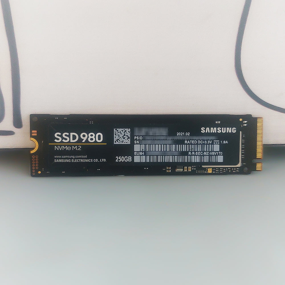 هارد درايف سامسونج 250 جيجابايت 980 MZ-V8V250 NVMe PCIe M.2 2280 SSD (استعمال خارج)