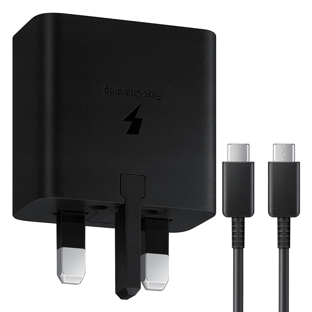 Samsung EP-T1510XWEGAE Wall Charger PD Type-C + Type-C Cable 15W Charging (UK Plug)