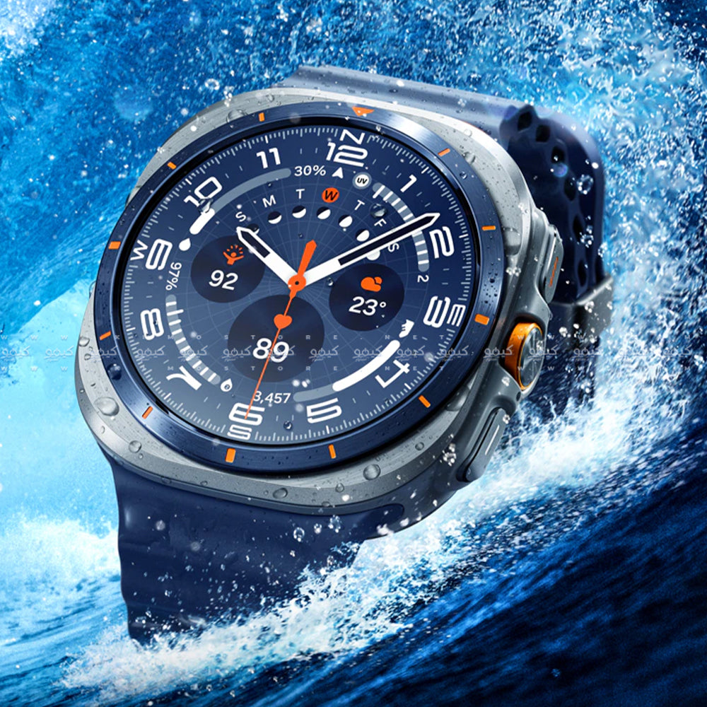 Samsung Galaxy Watch Ultra (2025) SM-L705F Smart Watch (47mm - GPS - LTE) Titanium Blue Case With Blue Strap