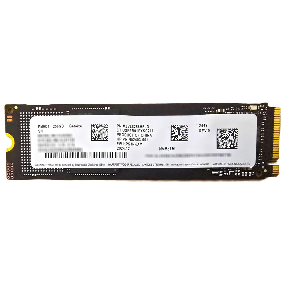هارد درايف سامسونج 256 جيجابايت PM9C1 NVMe PCIe Gen4 x4 2280 M.2 SSD (استعمال خارج)