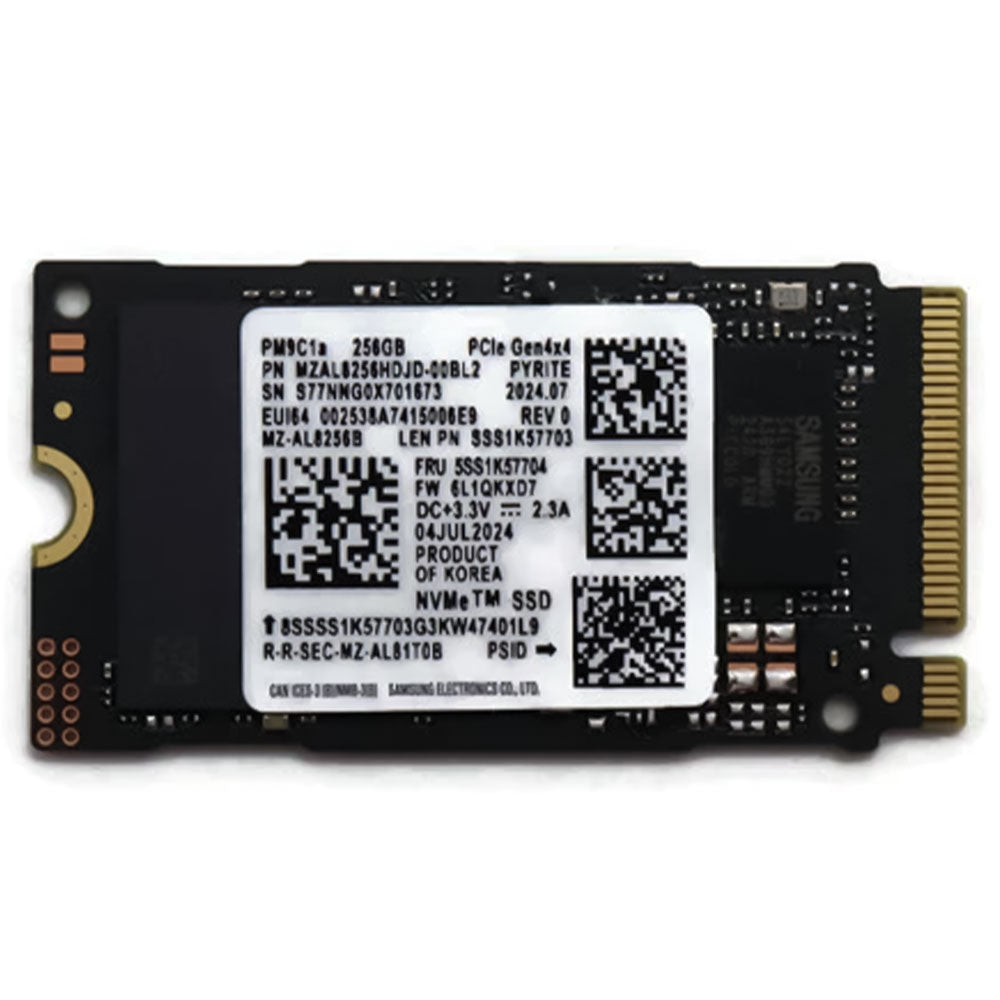 内蔵型SSD Samsung PM9C1a 256GB M.2 SSD Samsung PM9C1a 256GB M.2 SSD 内蔵型SSD