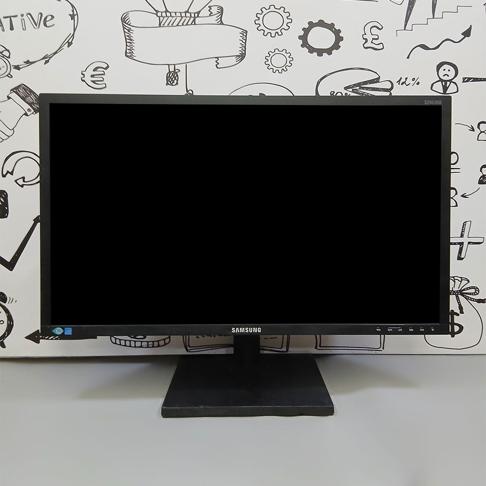 شاشة سامسونج S24C450 مسطحة 24 بوصة LED FHD