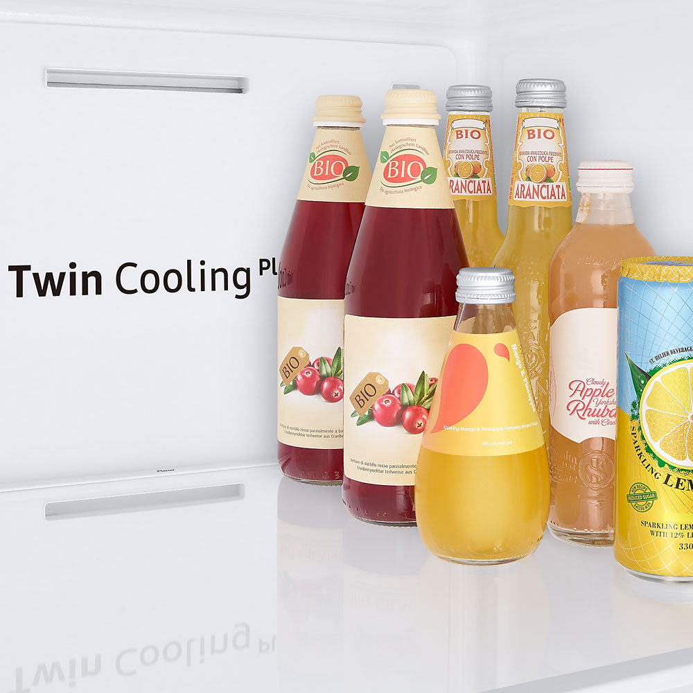 ثلاجة سامسونج نوفروست 2 باب 632 لتر RS66A8100S9 Side By Side - فضي