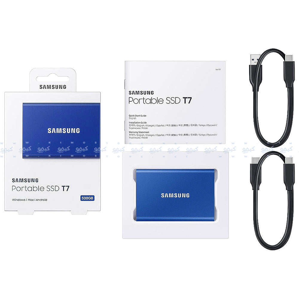 هارد درايف SSD خارجي متنقل سامسونج 500 جيجابايت T7