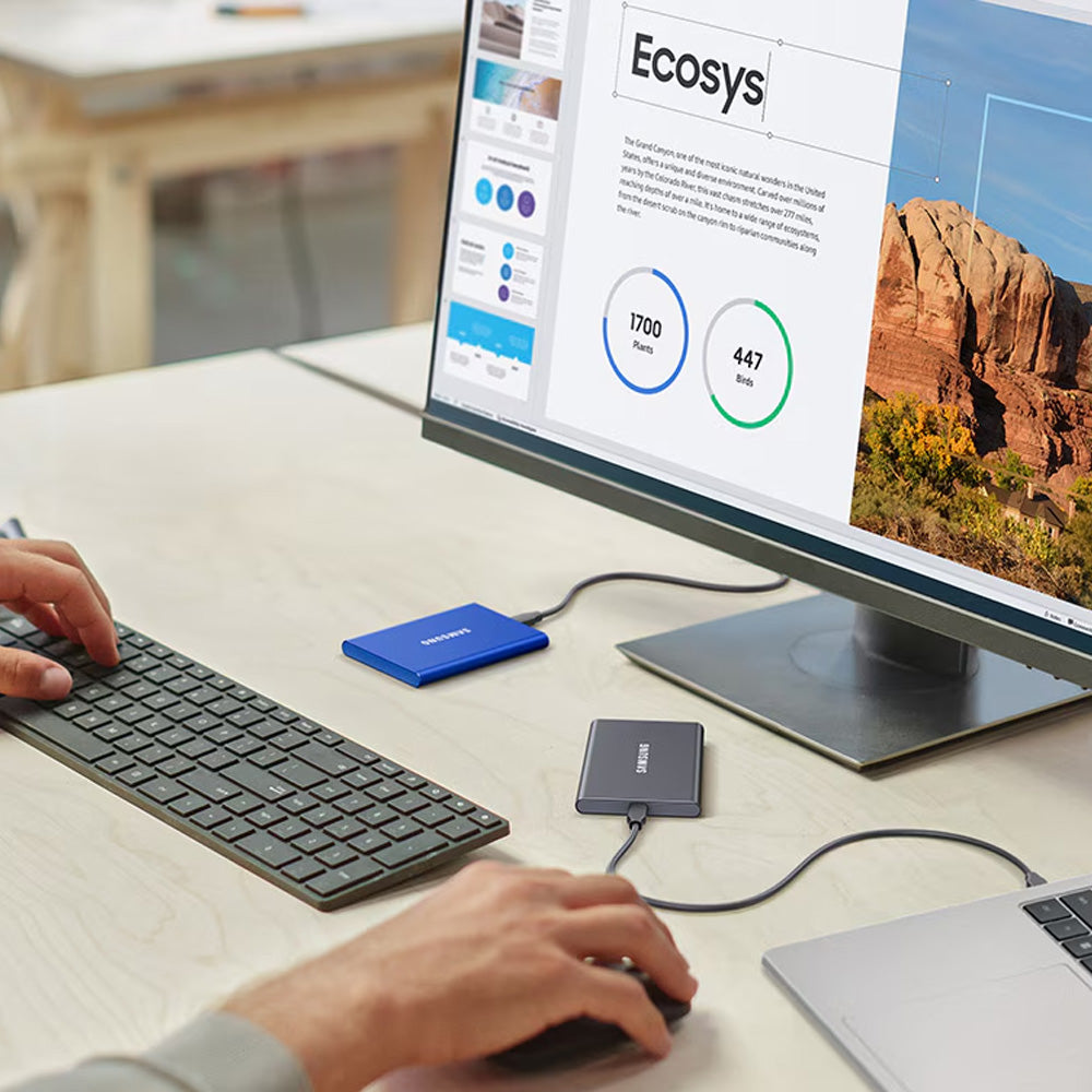 هارد درايف SSD خارجي متنقل سامسونج 500 جيجابايت T7