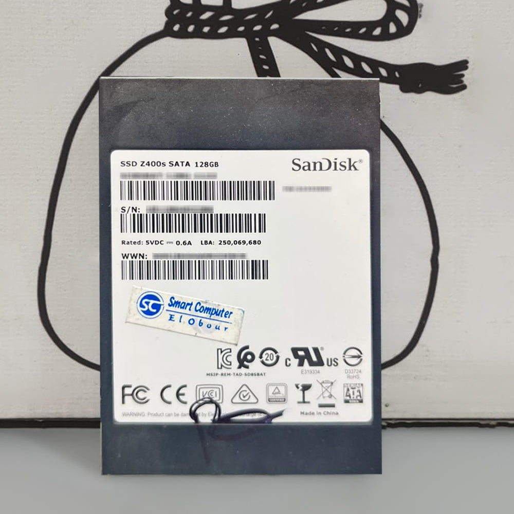 هارد درايف سانديسك 128 جيجابايت ساتا 2.5 بوصة داخلي SSD (استعمال خارج)