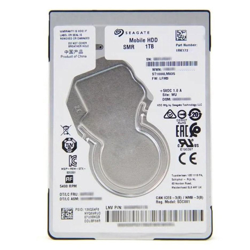 Seagate 1TB 2.5 inch Internal Laptop Hard Drive (Original Used)