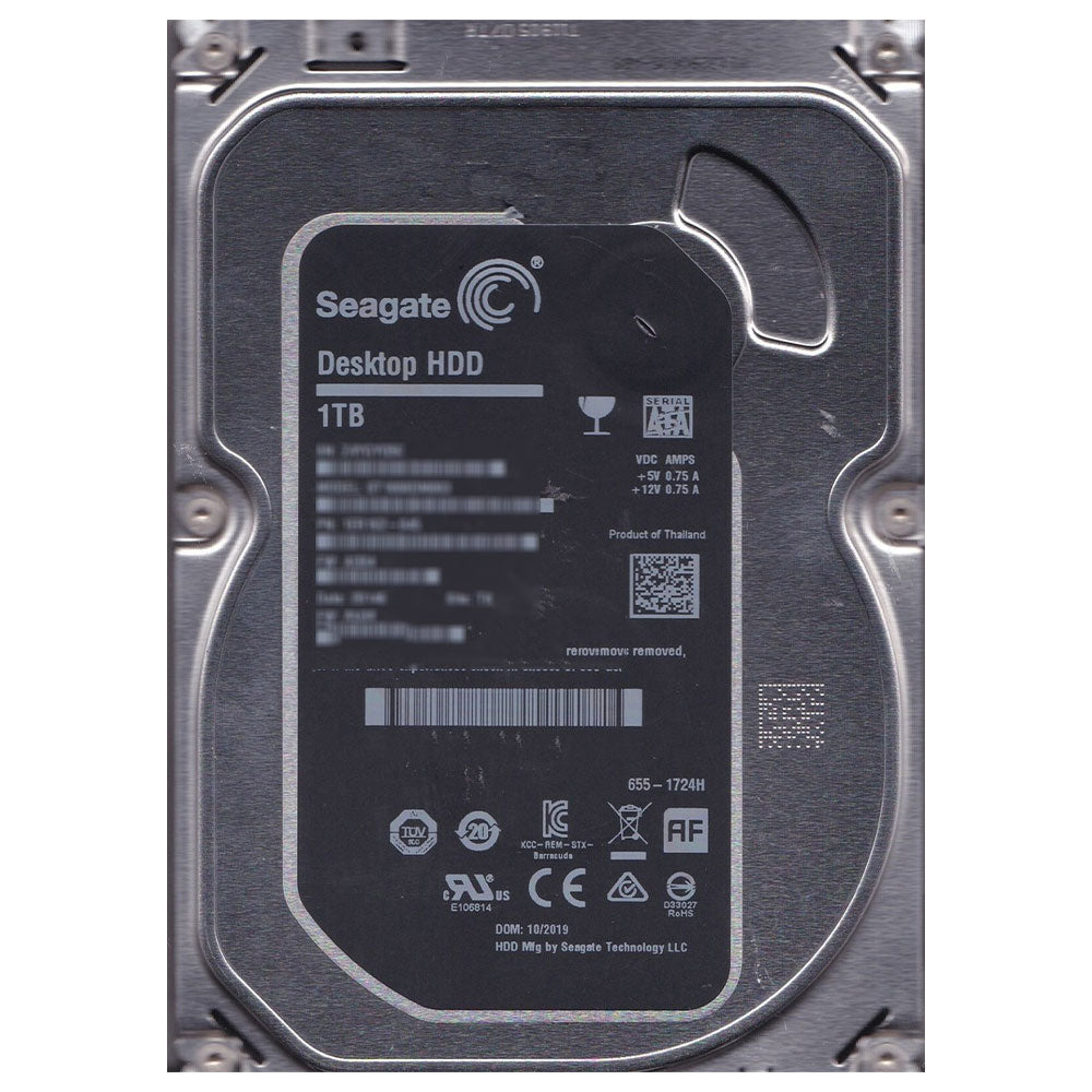 Seagate 1TB 3.5 inch Internal PC Hard Drive (Refurb) (9 Months Warranty)