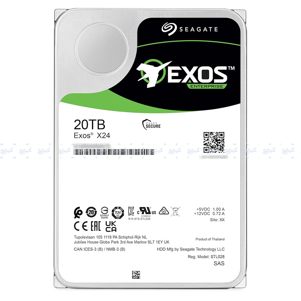 هارد درايف داخلي سيجيت 20 تيرابايت 3.5 بوصة Exos X24 Enterprise