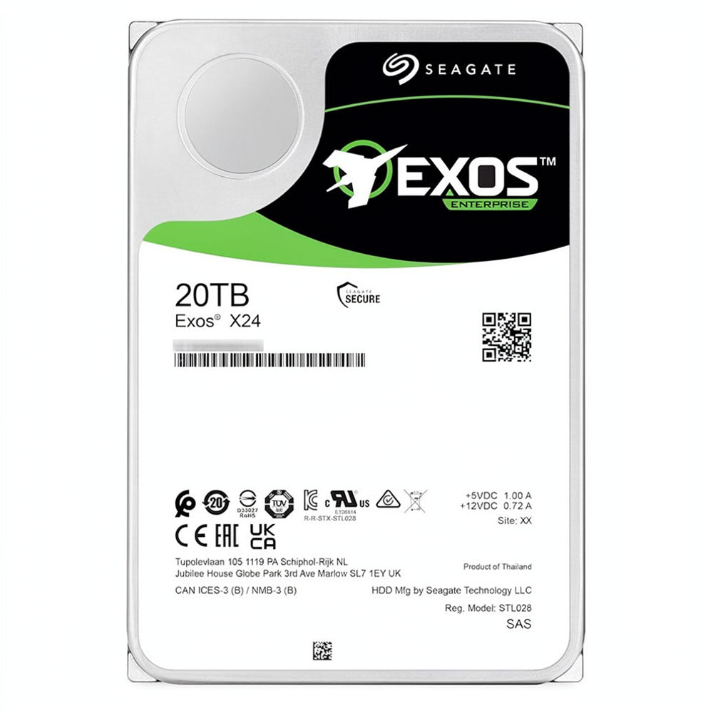 Seagate Enterprise Exos X24 20TB 3.5 Inch Internal Hard Drive