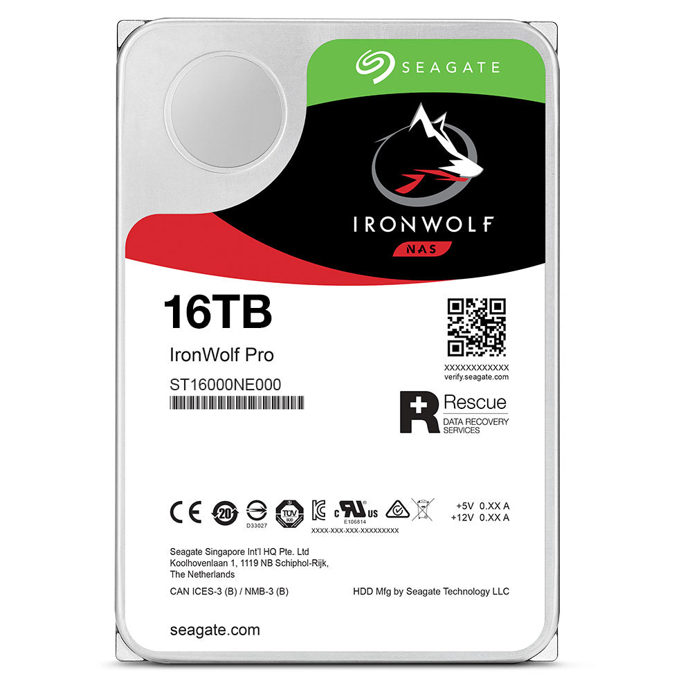 Seagate Ironwolf PRO NAS 16TB 3.5 Inch