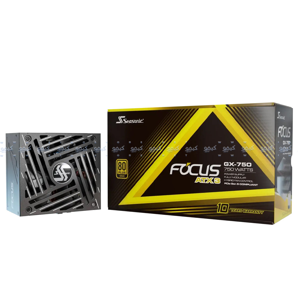 باور سبلاي سي سونيك 80 بلس ذهبي 750 وات FOCUS GX-750