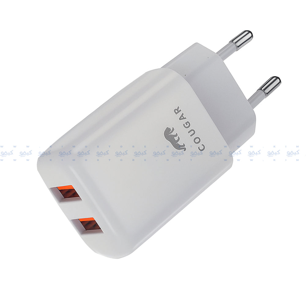 Cougar F5 Wall Charger 2x USB + Micro Cable