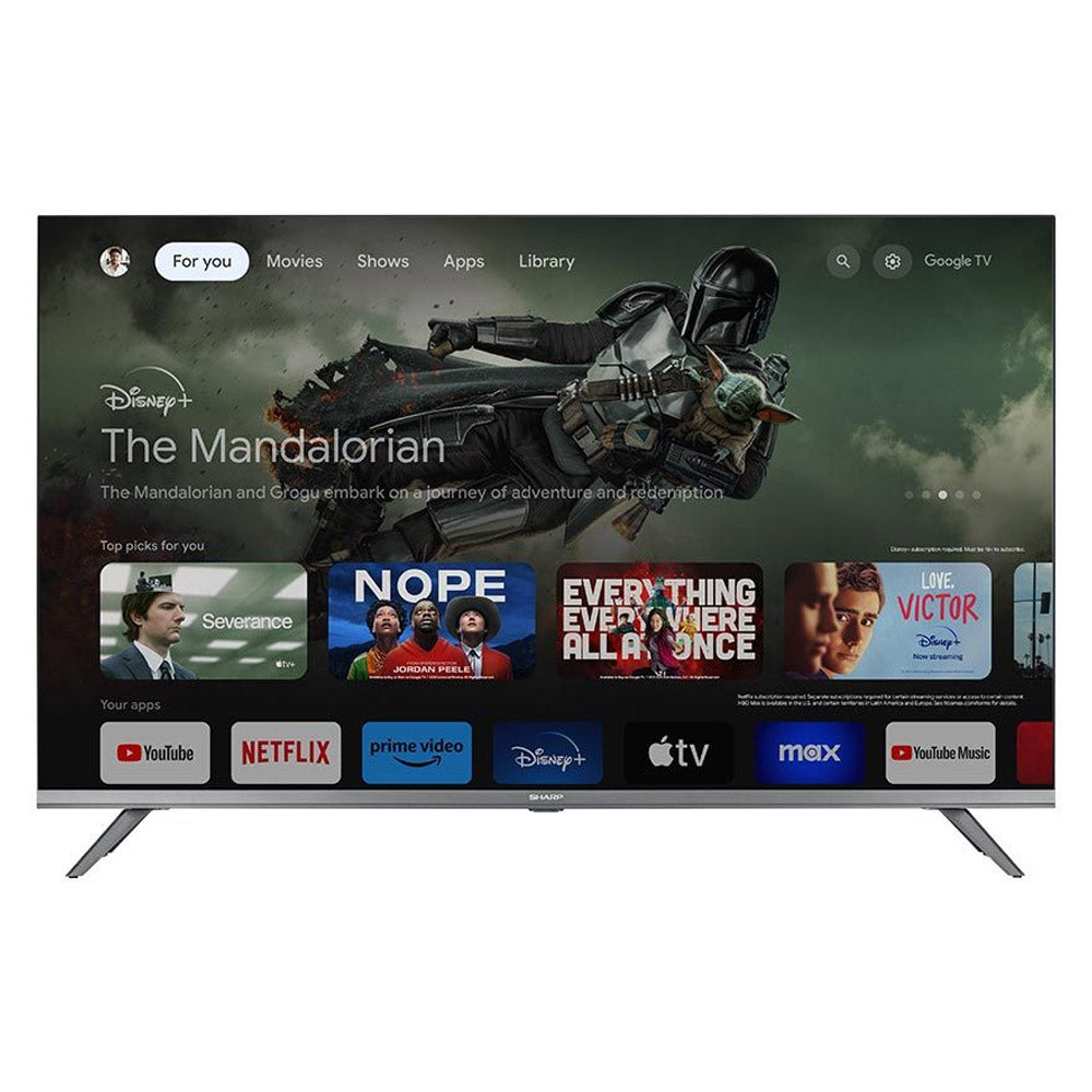 تليفزيون شارب سمارت مع ريسيفر داخلي بدون إطار 32 بوصة 2T-C32FG6EX HD
