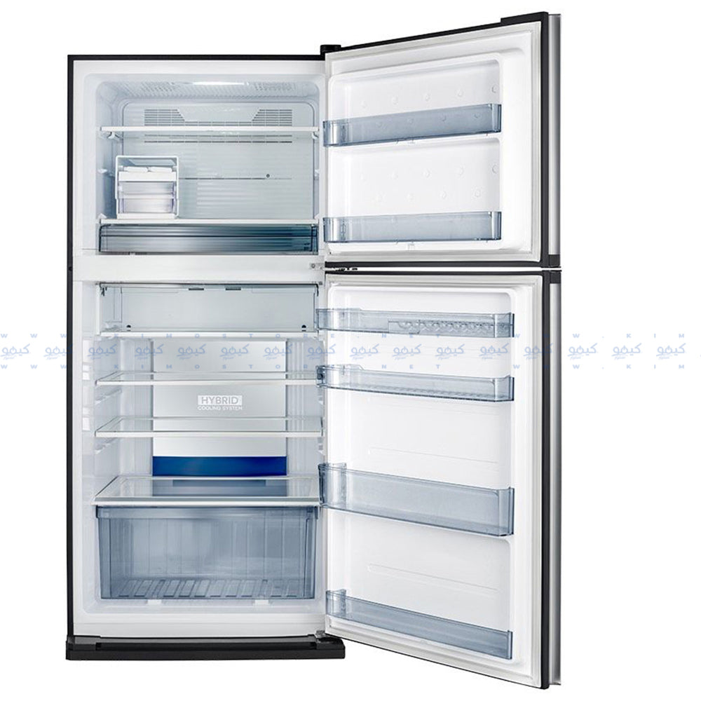 ثلاجة شارب نوفروست انفرتر ديجيتال 2 باب 538 لتر SJ-GV69G-RD - أحمر