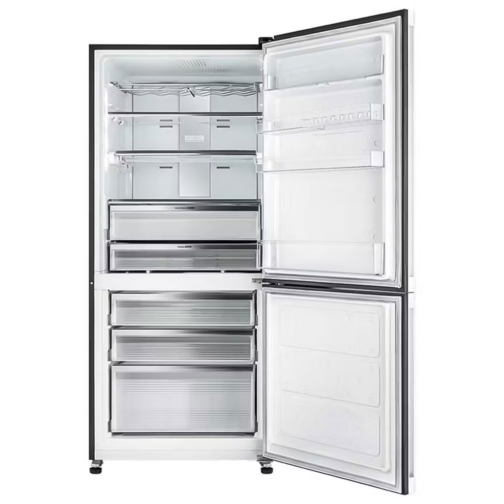 ثلاجة شارب نوفروست انفرتر ديجيتال 2 باب 558 لتر - ستانلس داكن