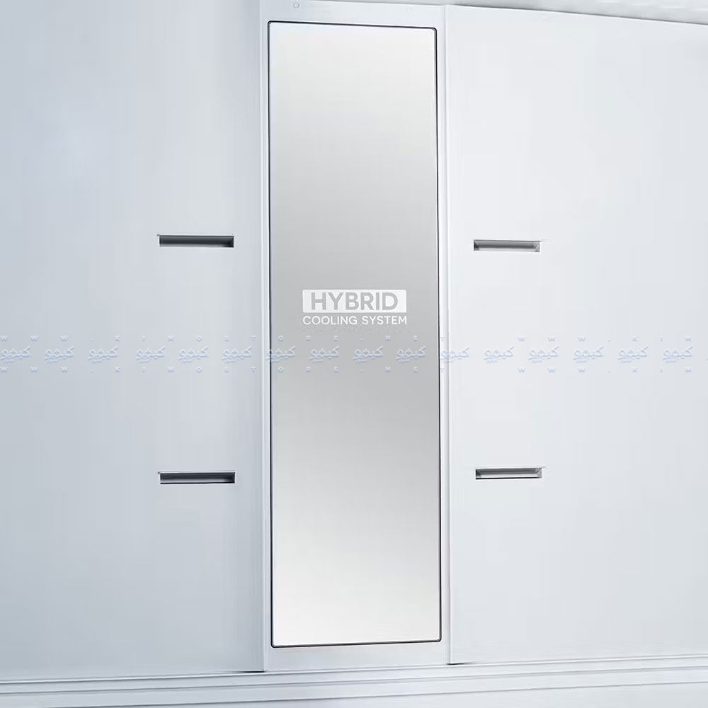 ثلاجة شارب نوفروست انفرتر ديجيتال 2 باب 558 لتر - ستانلس داكن