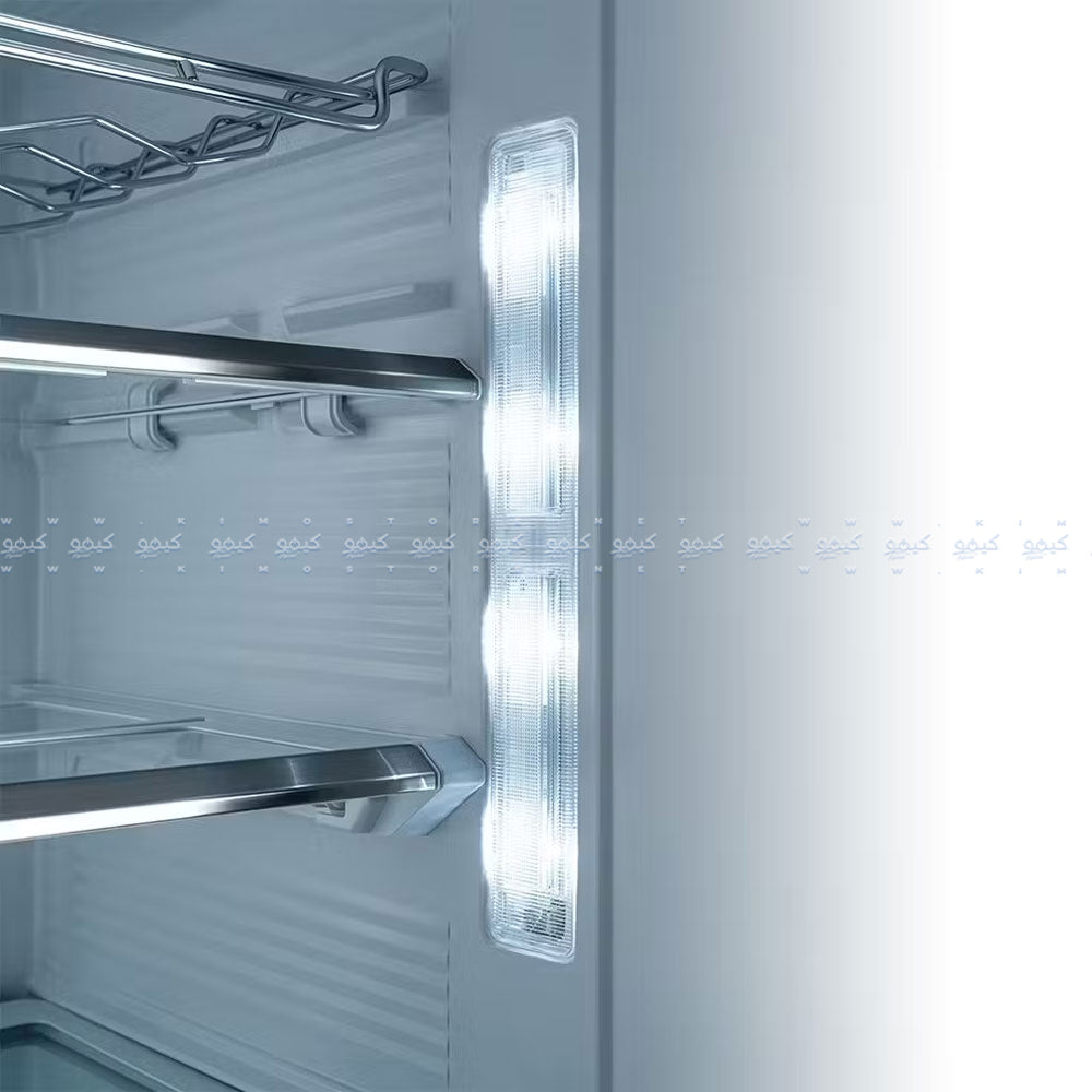 ثلاجة شارب نوفروست انفرتر ديجيتال 2 باب 558 لتر - ستانلس داكن