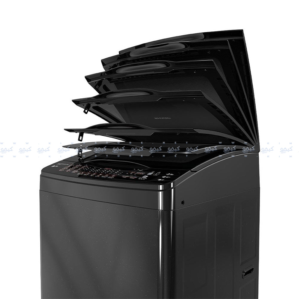 غسالة ملابس شارب اوتوماتيك تحميل علوي 17 كجم DDM انفرتر بطلمبة ES-TD17GBKP - أسود