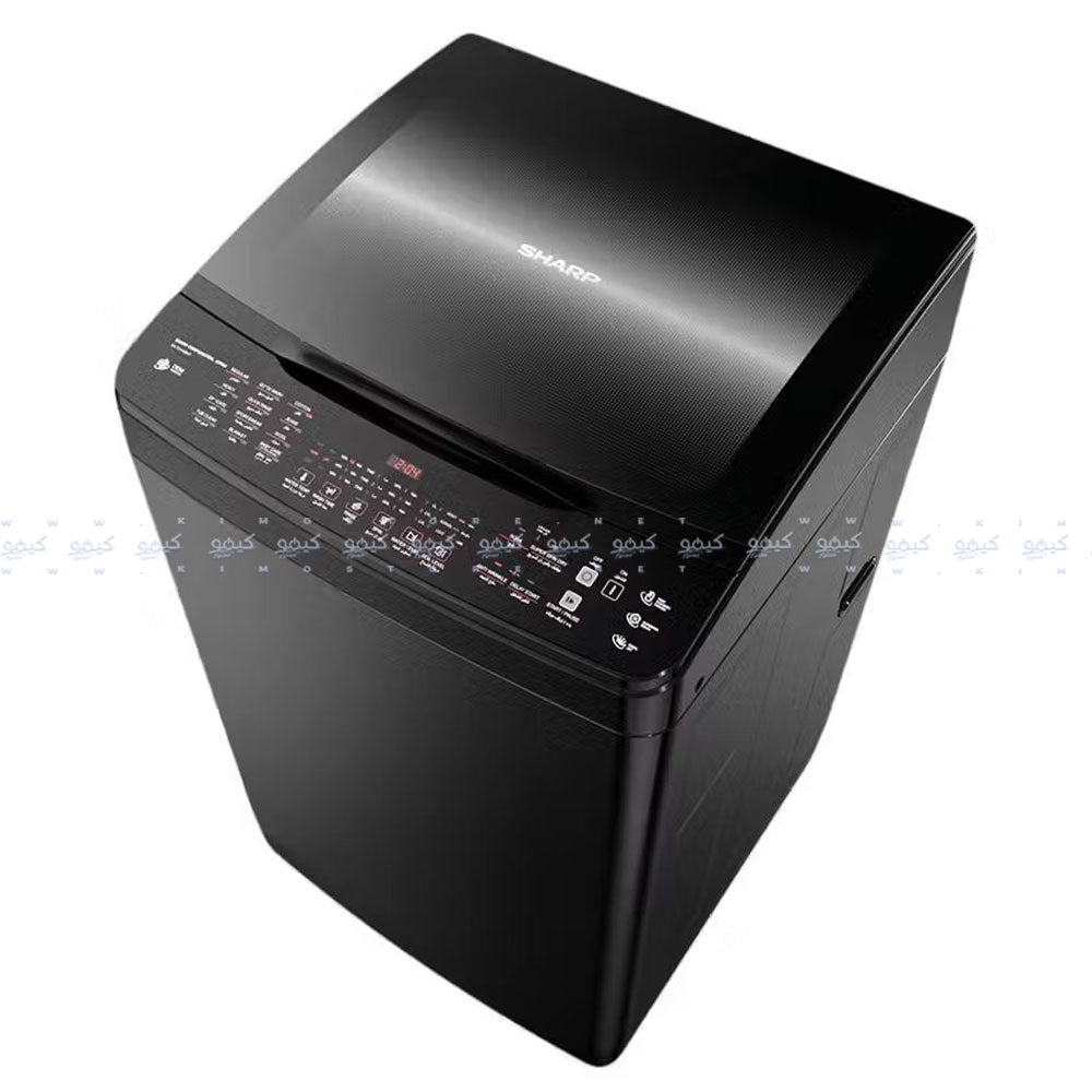 غسالة ملابس شارب اوتوماتيك تحميل علوي 17 كجم DDM انفرتر بطلمبة ES-TD17GBKP - أسود