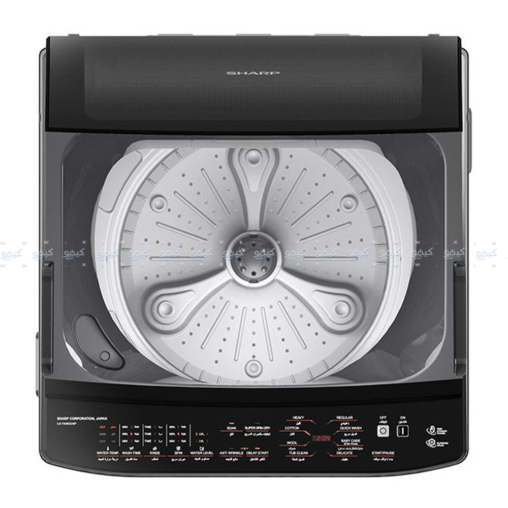 غسالة ملابس شارب اوتوماتيك تحميل علوي 9 كجم ES-TN09GDSP