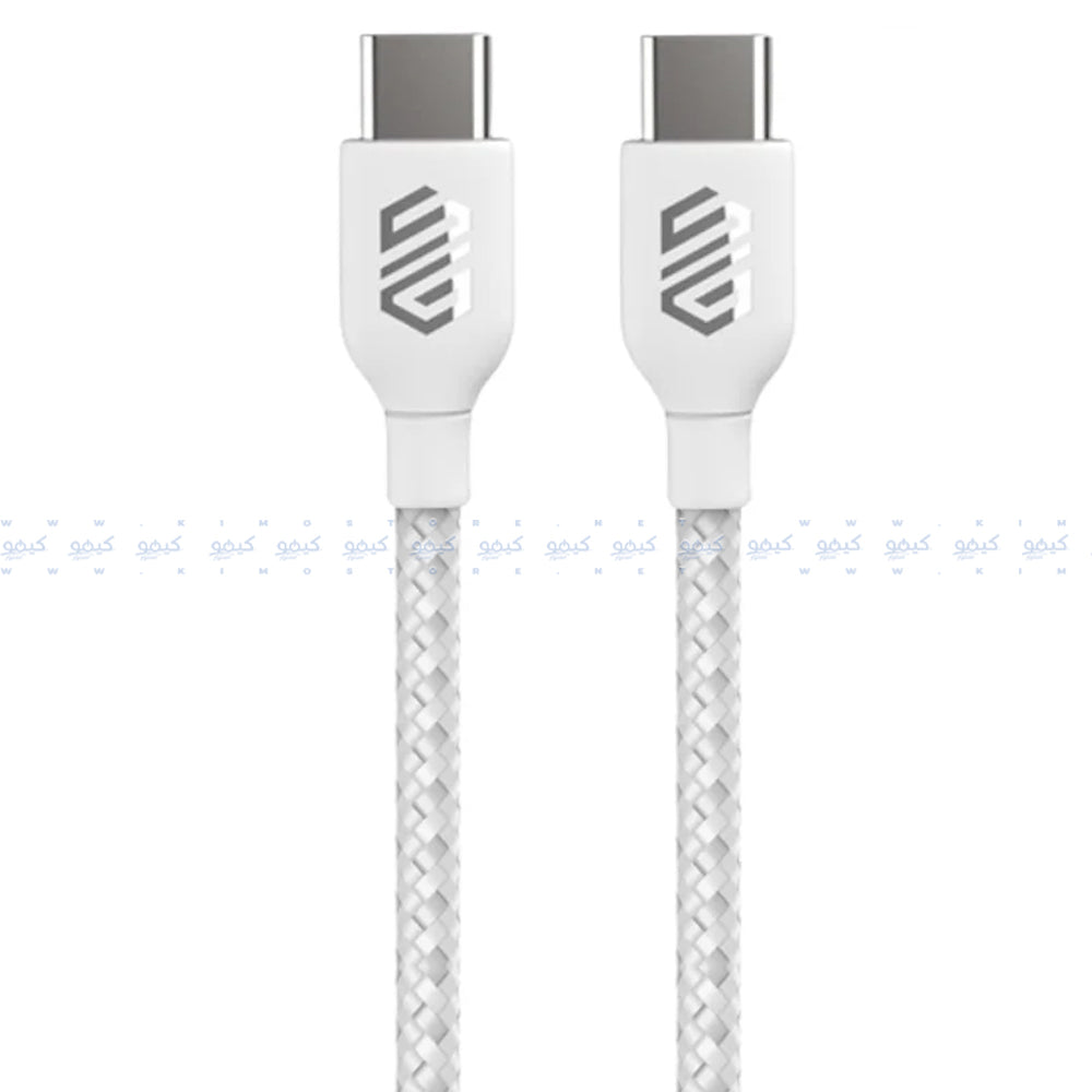Smart Gate SGCA-BPCCF100W Type-C To Type-C Cable 60W Fast Charging 1m - White