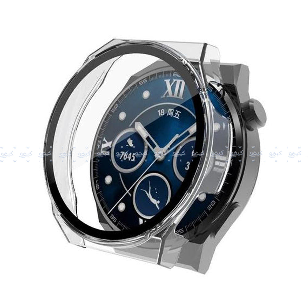 كفر ساعة مع فريم هواوي جي تي 3 برو 46 ملم بلاستيك شفاف