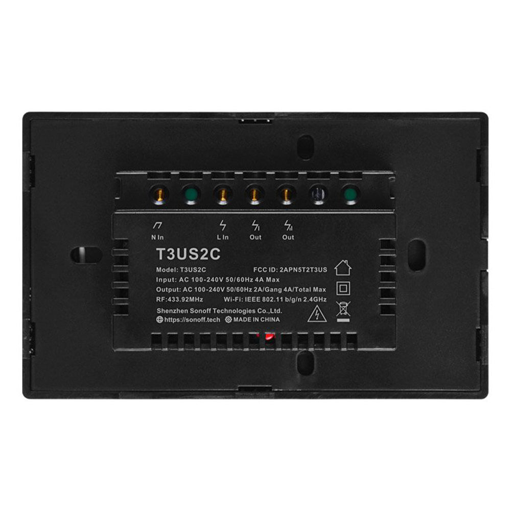 مفتاح حائط واي فاي سونوف TX T3-US-2C Black Series - أسود