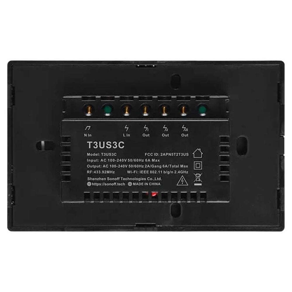 مفتاح حائط واي فاي سونوف TX T3-US-3C Black Series - أسود