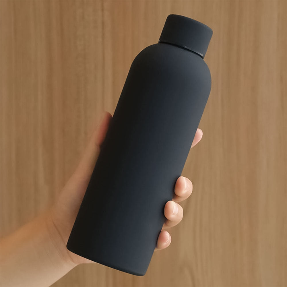 Stainless Steel Thermal Bottle 500ml - Black