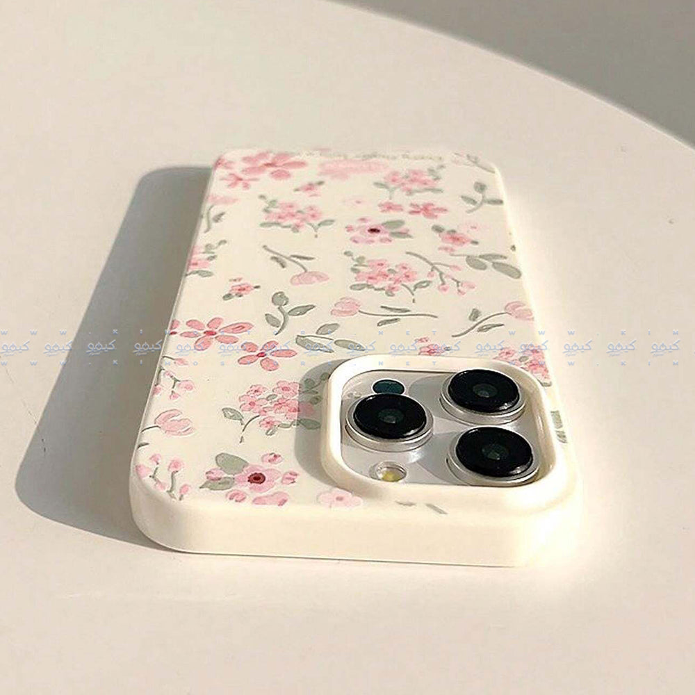 Summer White Tender Artistic Flowers Phone Cover