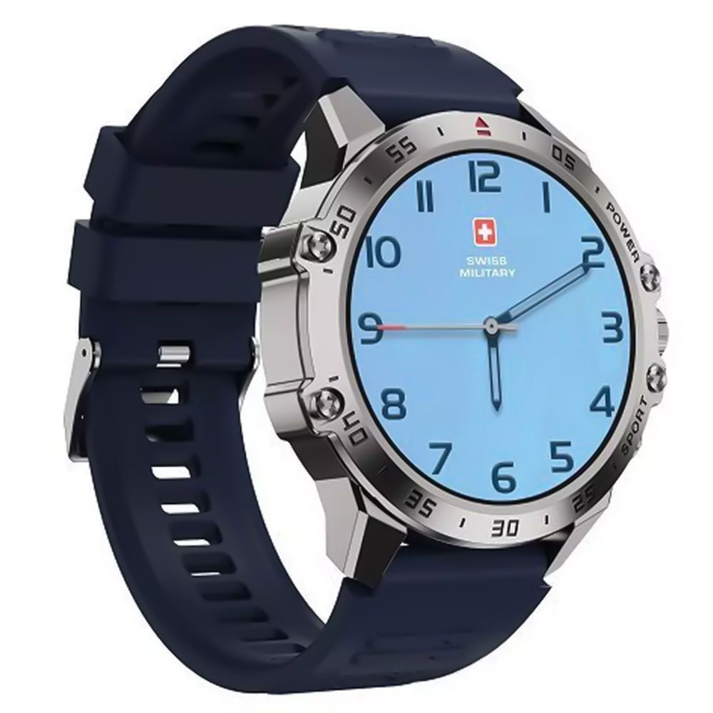 Swiss Military DOM 5 Smart Watch Silver Metal Case