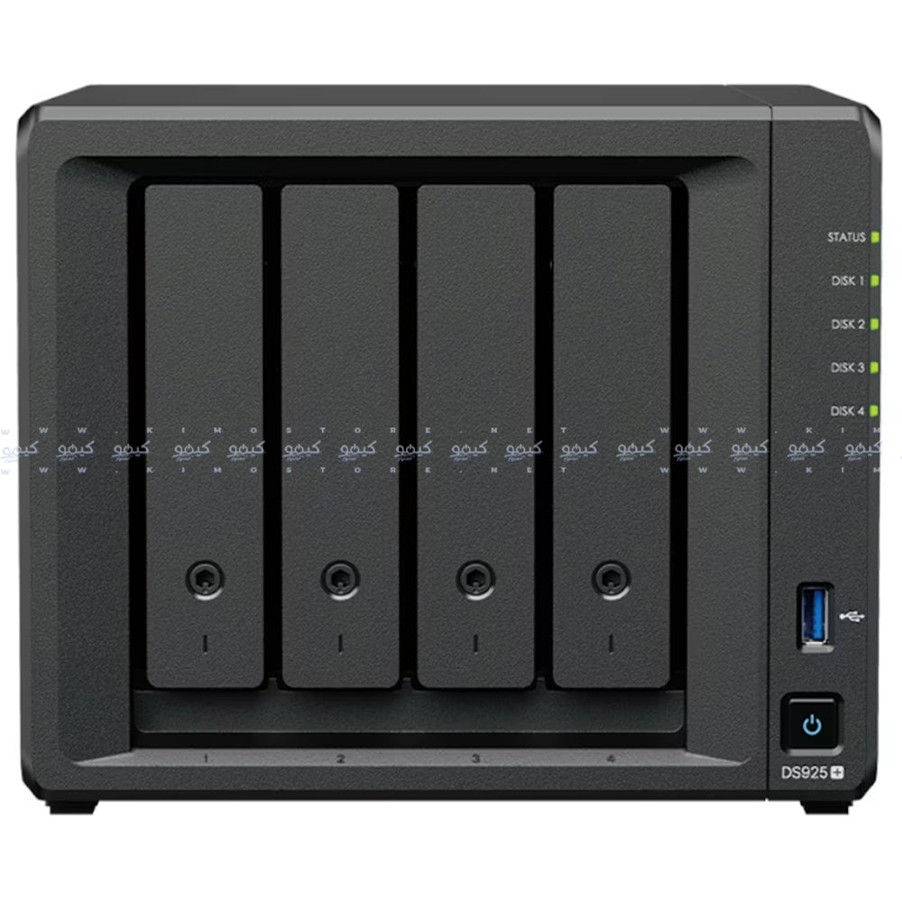 نظام تخزين NAS سحابي شبكي سينولوجي DS925+ 4-Bay