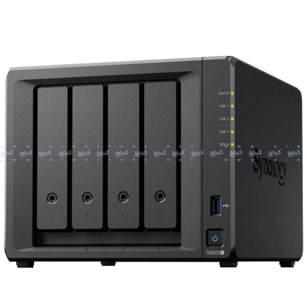 نظام تخزين NAS سحابي شبكي سينولوجي DS925+ 4-Bay