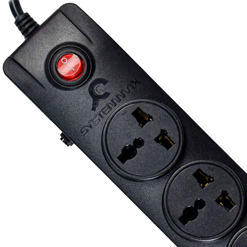 SystemMax SMPU-5P 5Port Power Strip 2500W 2m