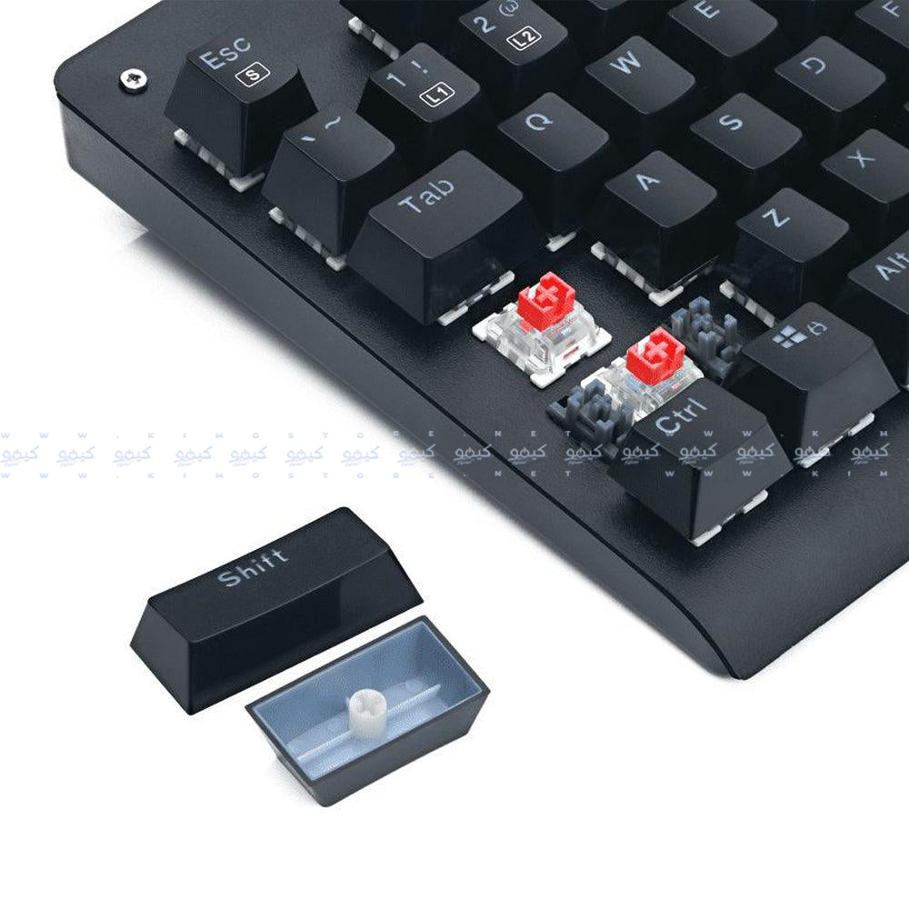 T-Dagger Bora T-TGK313-2 Red Switch Wired Rainbow Gaming Keyboard English & Arabic