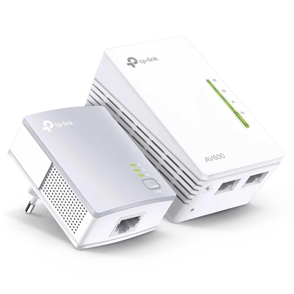مجموعة موسع نطاق واي فاي تي بي لينك منفذين 600 ميجابايت في ثانية AV600 TL-WPA4220