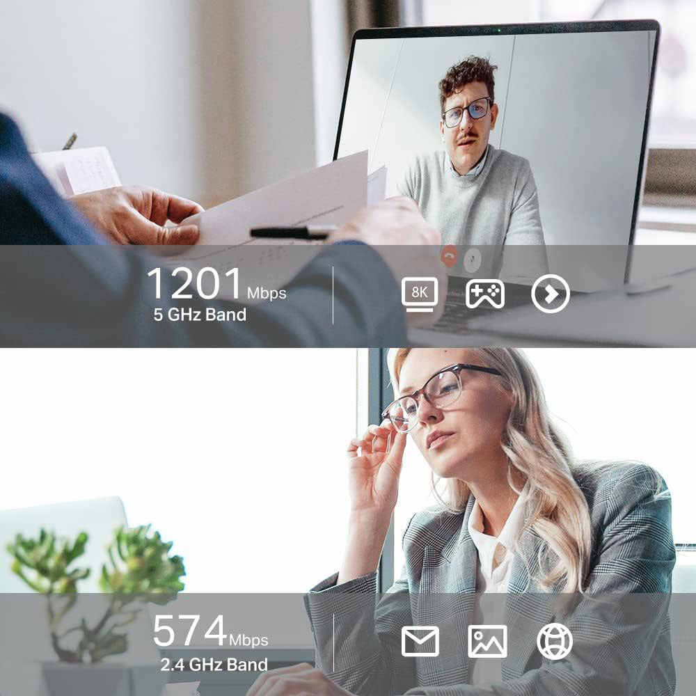 محول USB تي بي لينك لاسلكي 1800 ميجابايت في الثانية Archer TX20UH AX1800