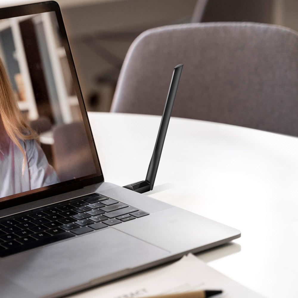 TP-Link Archer TX35U Plus AX1800 High-Gain Wireless USB Adapter With Antenna 1800Mbps