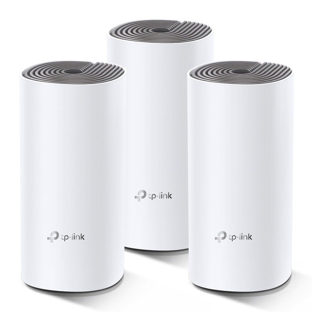 نظام شبكة Wi-Fi للمنزل بالكامل تي بي لينك 3 قطع 1200 ميجابايت/ثانية Deco E4 AC1200